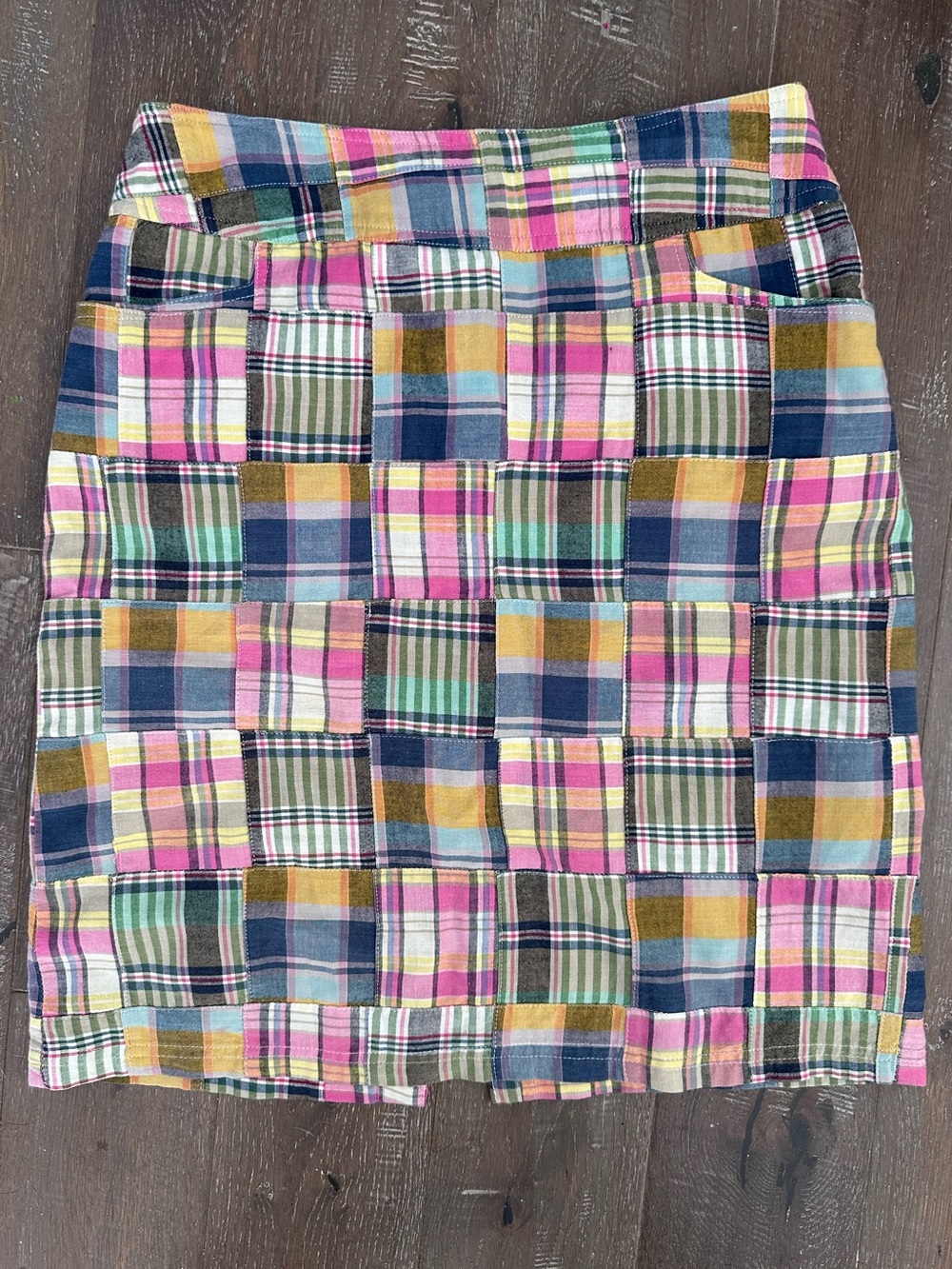 VINTAGE CHADWICKS PLAID MADRAS SKIRT SIZE 6